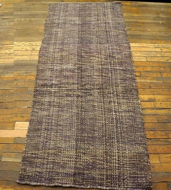 Contemporary shaker style flat-weave rug 8'ã—10' â€” earth tones - detail view 1