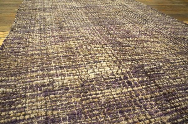 Contemporary shaker style flat-weave rug 8'ã—10' â€” earth tones - detail view 2