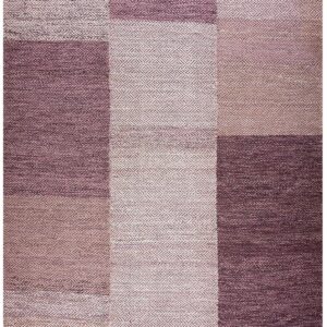 Contemporary Shaker Style Flat-Weave Rug â€” Earth-Tones