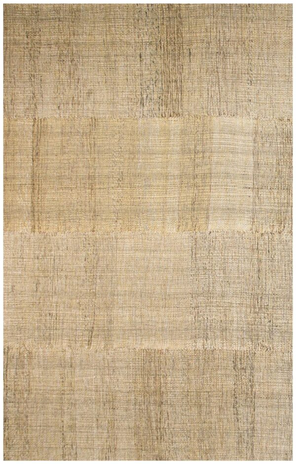 Contemporary shaker style flat-weave rug 10'ã—14' â€” earth tones, allover design