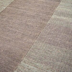Contemporary Shaker Style Flat-Weave Rug â€” Gray-Brown Color - detail view 4