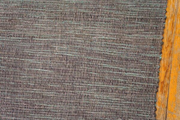 Contemporary shaker style flat-weave rug â€” gray-brown color - detail view 6