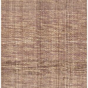 Contemporary Shaker Style Flat-Weave Rug â€” Modern Beige & Brown
