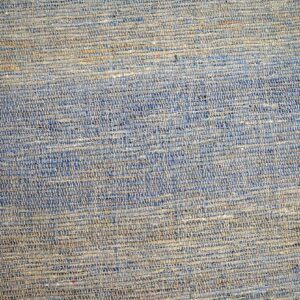 Contemporary Shaker Style Flat-Weave Rug 9'Ã—11' â€” Multi-Blue Composition - detail view 3