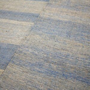 Contemporary Shaker Style Flat-Weave Rug 8'Ã—11' â€” Multi Blue Ground - detail view 6