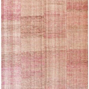 Contemporary Shaker Style Flat-Weave Rug â€” Multi Rose Color