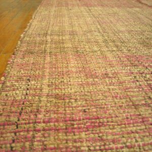 Contemporary Shaker Style Flat-Weave Rug â€” Multi Rose Color - detail view 1