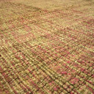 Contemporary Shaker Style Flat-Weave Rug â€” Multi Rose Color - detail view 5