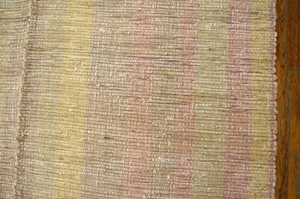 Contemporary shaker style flat-weave rug 9'ã—13' â€” refined decorative composition - detail view 4
