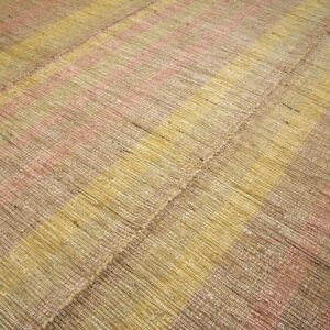Contemporary Shaker Style Flat-Weave Rug 9'Ã—13' â€” Refined Decorative Composition - detail view 5