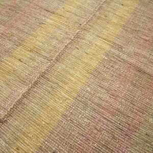 Contemporary Shaker Style Flat-Weave Rug 9'Ã—13' â€” Refined Decorative Composition - detail view 6