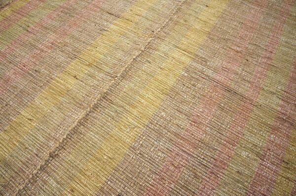 Contemporary shaker style flat-weave rug 9'ã—13' â€” refined decorative composition - detail view 6
