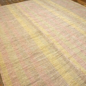 Contemporary Shaker Style Flat-Weave Rug 9'Ã—13' â€” Refined Decorative Composition - detail view 8