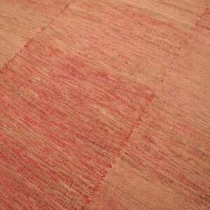 Contemporary Shaker Style Flat-Weave Rug 10'Ã—14' â€” Rose Background - detail view 2