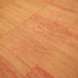 Contemporary Shaker Style Flat-Weave Rug 10'Ã—14' â€” Rose Background - detail view 5