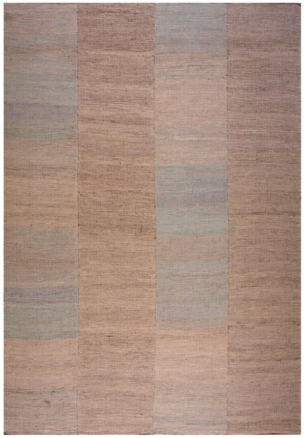 Contemporary shaker style flat-weave rug â€” special multicolor