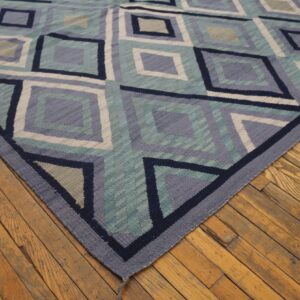 Contemporary Southwestern Style Carpet 9'Ã—12' Hand-Woven Wool - detail view 3