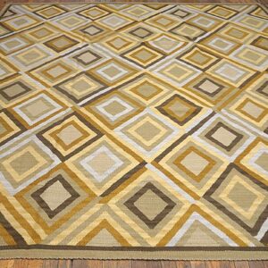 Contemporary Southwestern Style Rug 9'Ã—12' â€” Beige Ground - detail view 1