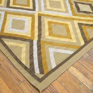 Contemporary Southwestern Style Rug 9'Ã—12' â€” Beige Ground - detail view 4