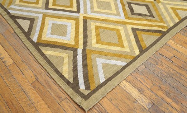 Contemporary southwestern style rug 9'ã—12' â€” beige ground - detail view 4