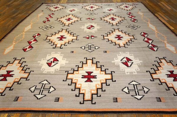 Contemporary southwestern style rug 10'ã—14' â€” outstanding composition - detail view 1