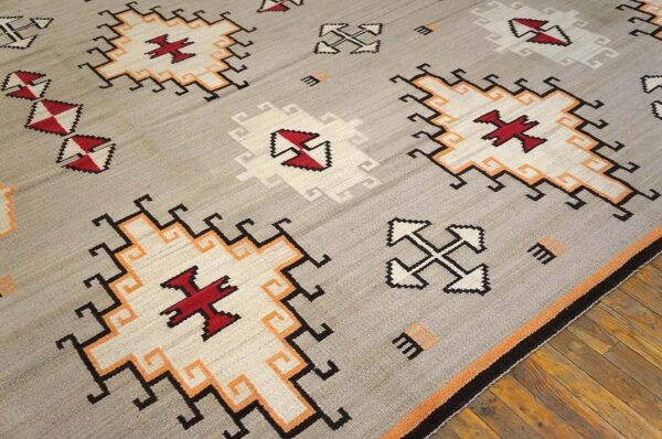 Contemporary southwestern style rug 10'ã—14' â€” outstanding composition - detail view 2