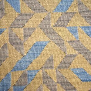 Contemporary Southwestern Style Rug 9'Ã—12' â€” Soft Yellow Ground - detail view 2