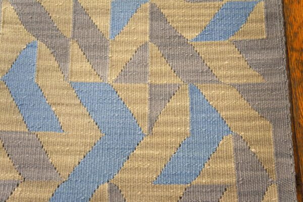 Contemporary southwestern style rug 9'ã—12' â€” soft yellow ground - detail view 3