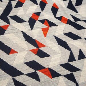 Contemporary Southwestern Style Rug â€” Striking Multicolor - detail view 2