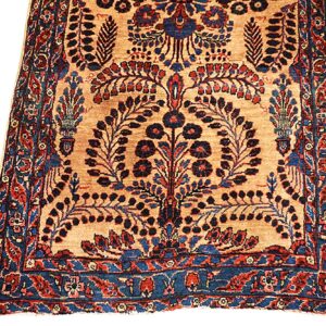Mid 20th Century Persian Sarouk Carpet, Hand-Knotted Wool - detail view 9
