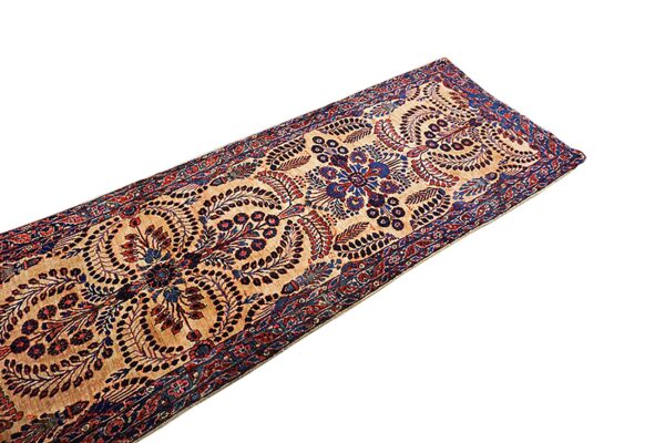 Mid 20th century persian sarouk carpet, hand-knotted wool - detail view 5