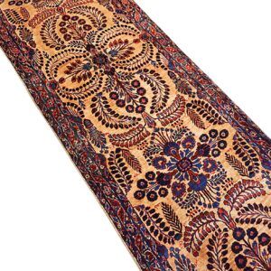 Mid 20th Century Persian Sarouk Carpet, Hand-Knotted Wool - detail view 8