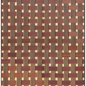 Vintage American Hooked Rug 6'2"×8'8" Mid 20th Century, Hand-Hooked Wool