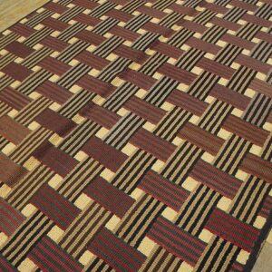 Vintage American Hooked Rug 6'2"×8'8" Mid 20th Century, Hand-Hooked Wool - detail view 7