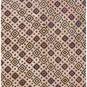 Vintage American Hooked Rug 5'11"×8'6" Mid 20th Century, Hand-Hooked Wool