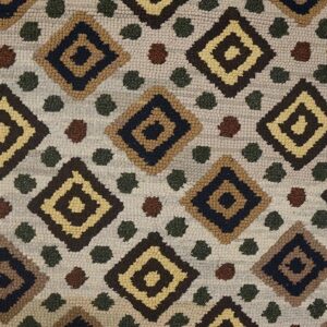 Vintage American Hooked Rug 5'11"×8'6" Mid 20th Century, Hand-Hooked Wool - detail view 6