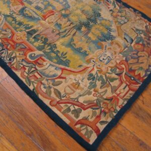 17th Century Pair of Flemish Tapestry in Baroque Style - detail view 3