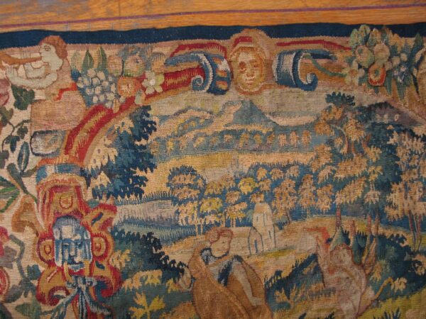 17th century pair of flemish tapestry in baroque style 6 17th century pair of flemish tapestry in baroque style - detail view 5