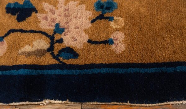 1920s small navy scene pictorial vase antique chinese peking knotted wool rug - detail view 6
