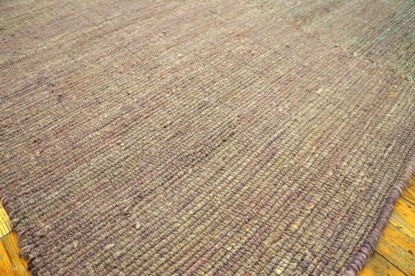 Awesome rose-green color contemporary handwoven wool shaker style flat weave rug 3 Awesome rose-green color contemporary handwoven wool shaker style flat weave rug - detail view 2