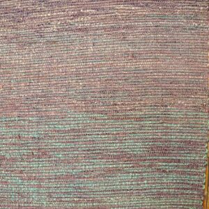 Awesome Rose-Green Color Contemporary Handwoven Wool Shaker Style Flat Weave Rug - detail view 6