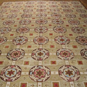 Contemporary Wool Hooked Rug ( 9' x 12' x 275 x 365 ) - detail view 4