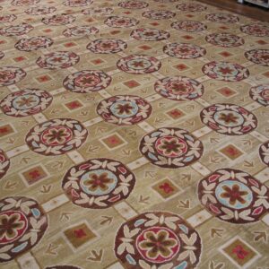 Contemporary Wool Hooked Rug ( 9' x 12' x 275 x 365 ) - detail view 6