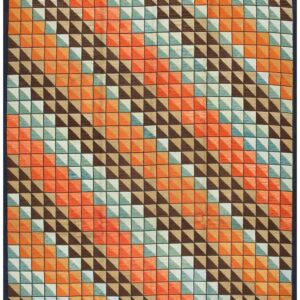 Tremendous Multicolorfull Square Pattern Contemporary American Hooked Rug