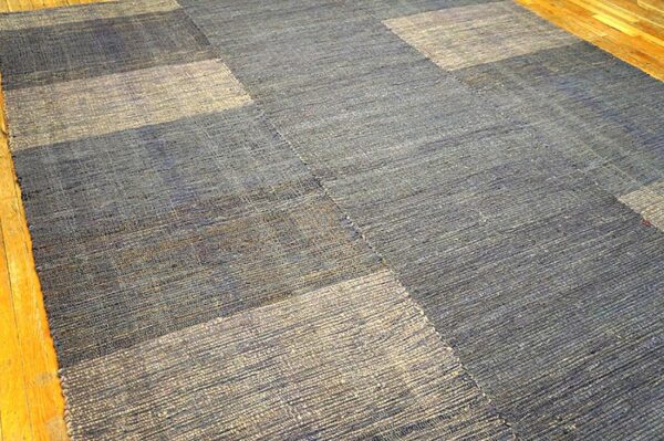 Wonderful gray color contemporary american shaker style flat-weave rug 3 Wonderful gray color contemporary american shaker style flat-weave rug - detail view 2