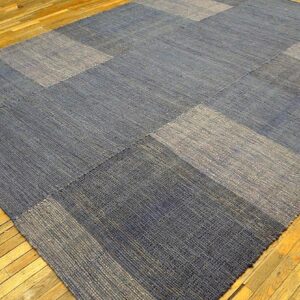 Wonderful Gray Color Contemporary American Shaker Style Flat-Weave Rug - detail view 3