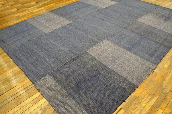 Wonderful gray color contemporary american shaker style flat-weave rug 4 Wonderful gray color contemporary american shaker style flat-weave rug - detail view 3