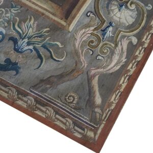 1650 Multi Mid-17th Century Antique Large Scale Tapestry European Flat Weave - detail view 6