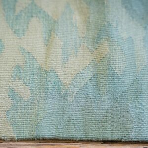 1875 Antique Elegant Figural Tapestry European Flat Weave - detail view 4