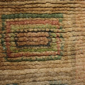 1930s Camel Tan Geometric Swedish Art Deco European Wool Rug Carpet - detail view 7